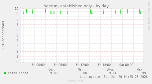 Netstat, established only