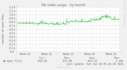 File table usage